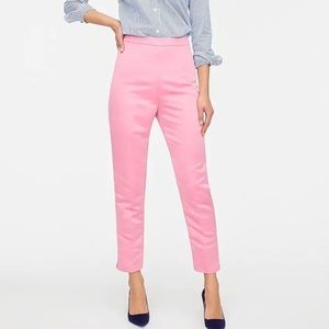 JCREW HIGH-RISE CIGARETTE PANT IN SATIN SZ 8 PETITE NWT